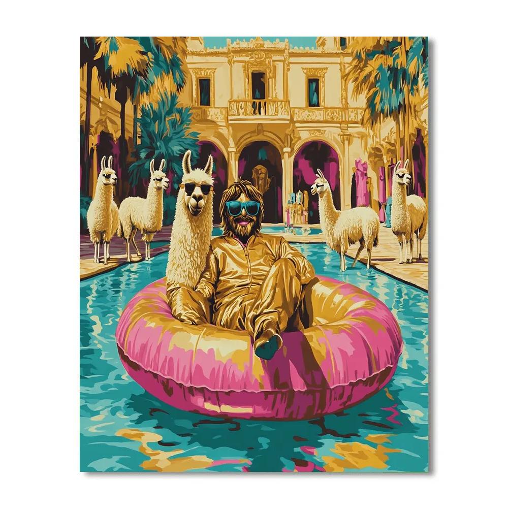 Kuzco Royal Prank Disney DIY paint by numbers