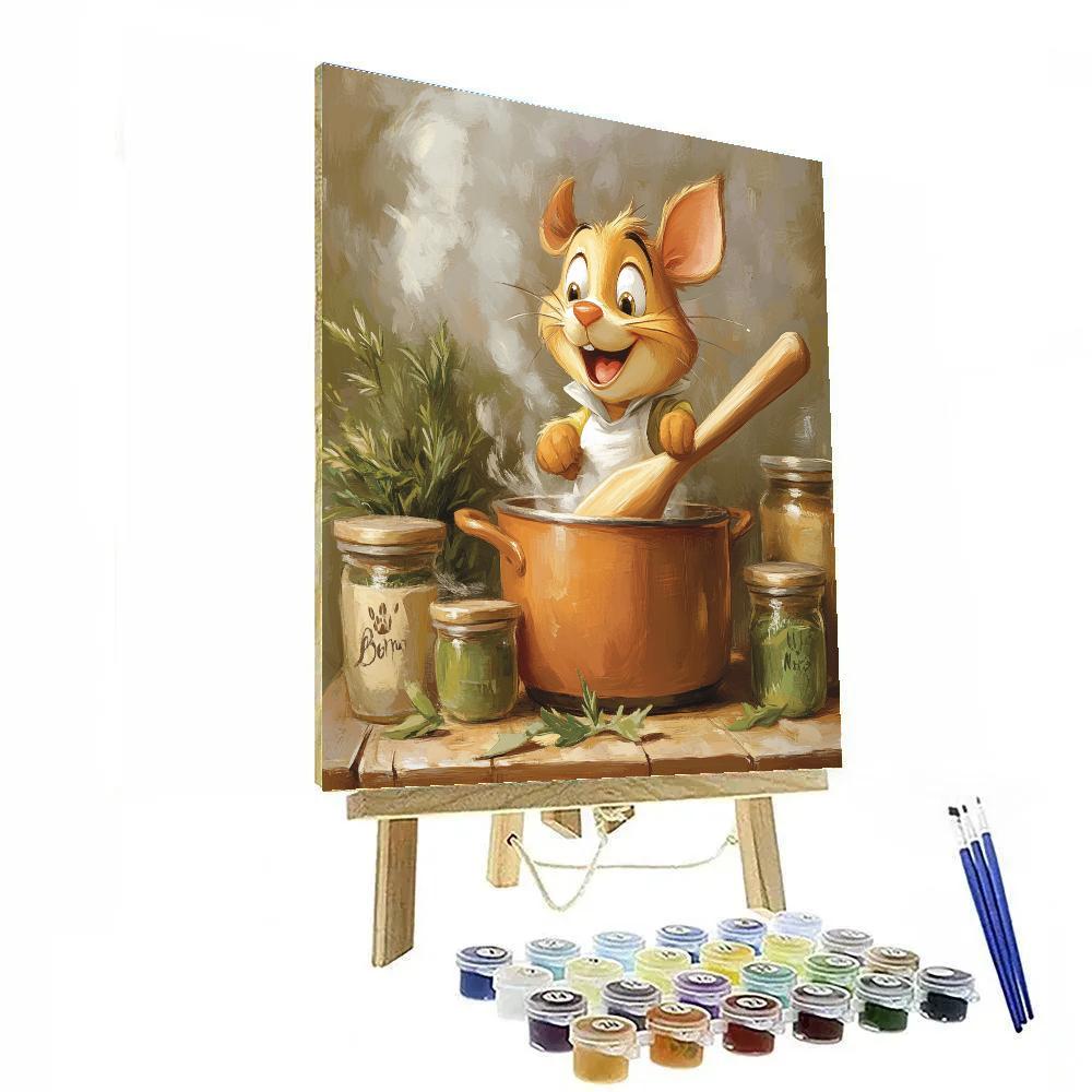 Remy Kitchen Maestro Disney Painting by numbers kit