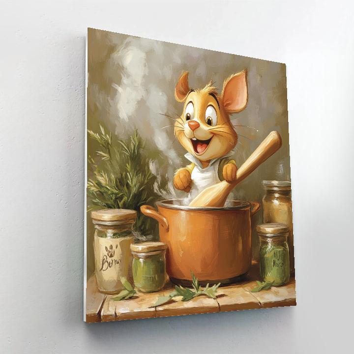 Remy Kitchen Maestro Disney Painting by numbers kit