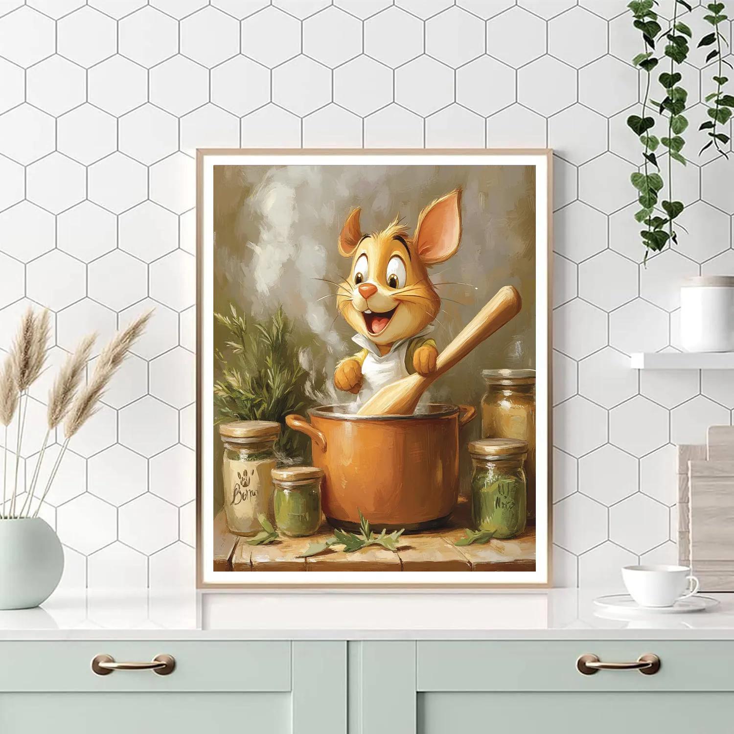 Remy Kitchen Maestro Disney Painting by numbers kit