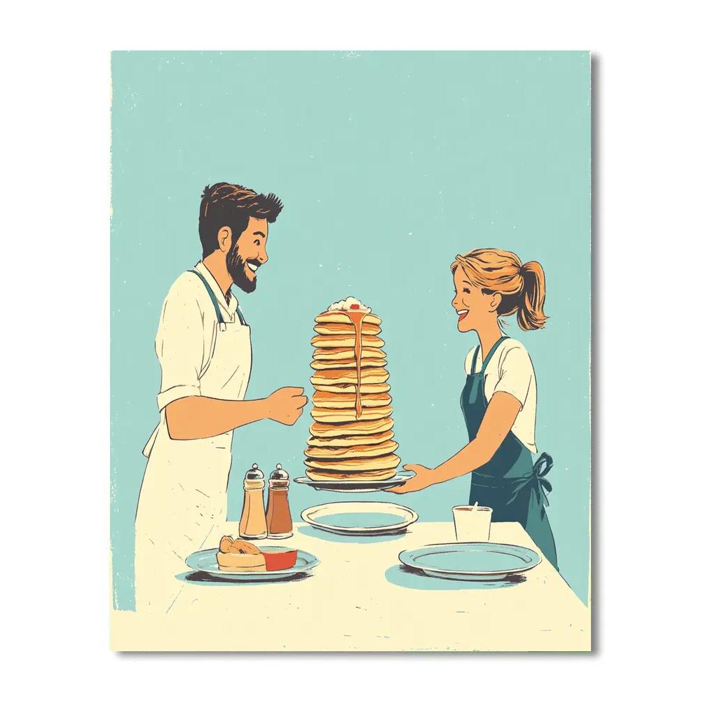 Linguini Tall Helping Hand Disney paint by color
