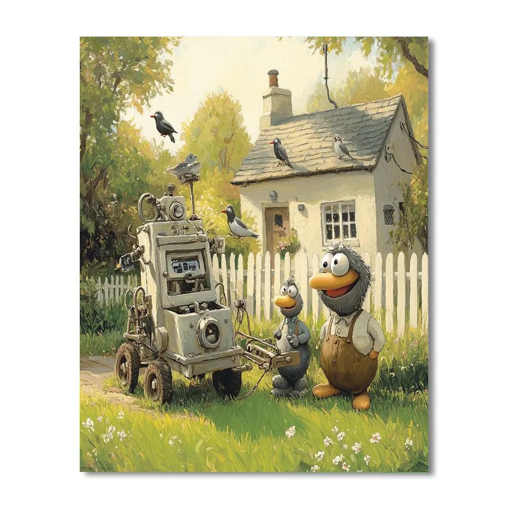 Wallace & Gromit Neighborly Invention Disney Paint by numbers kits