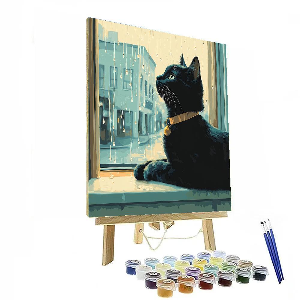 Jiji Cozy Window Watch Disney Paint by numbers art