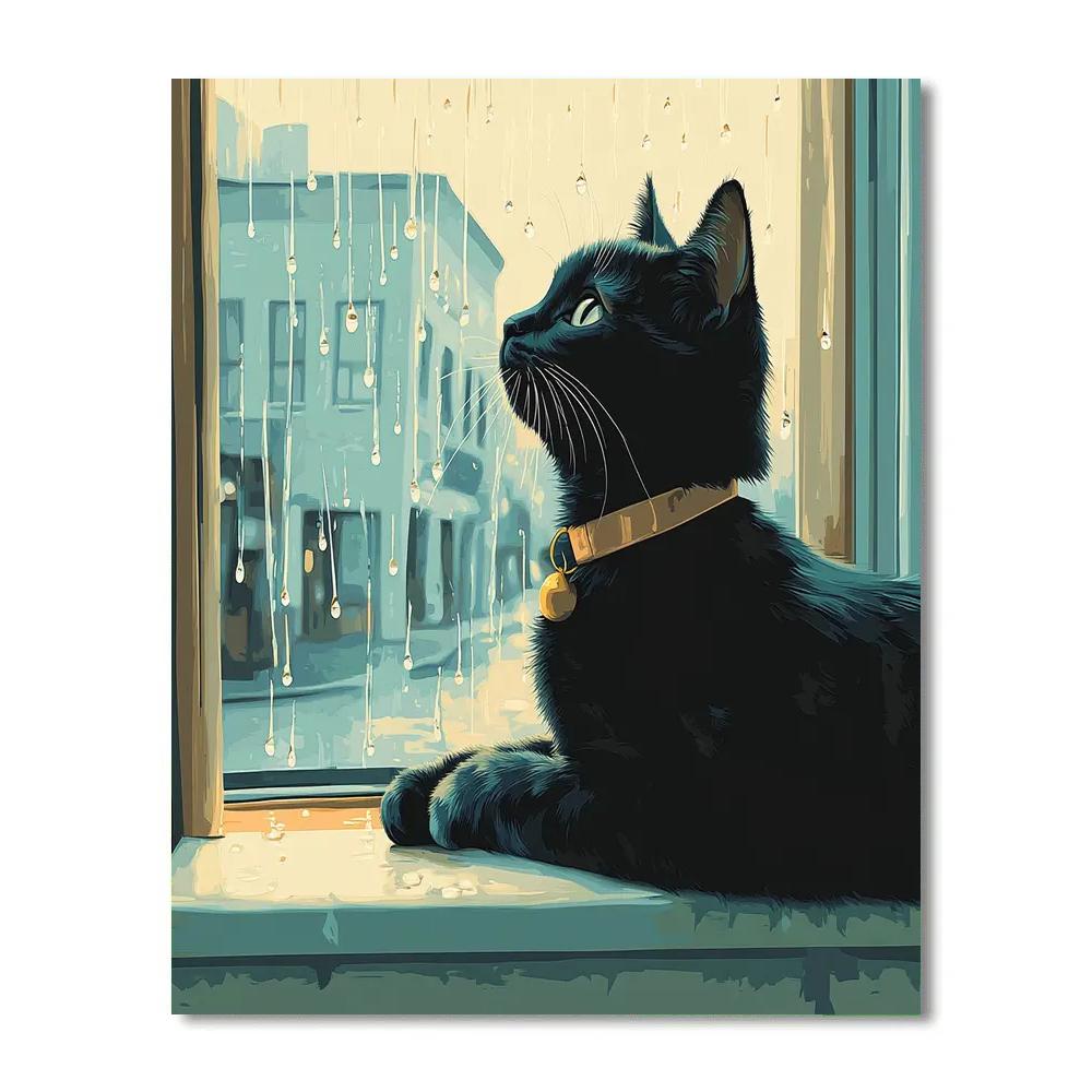 Jiji Cozy Window Watch Disney Paint by numbers art