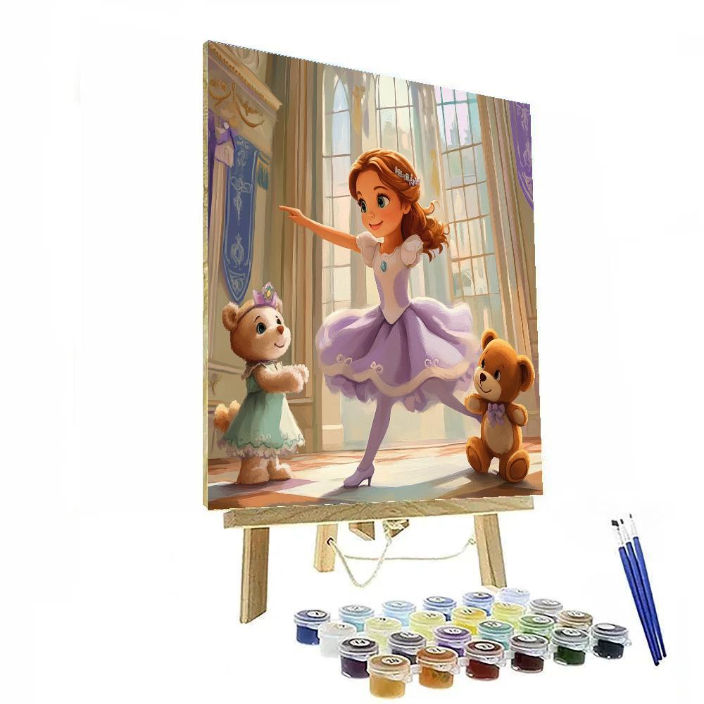 Sofia The First Royal Lesson Disney Numbered painting kits