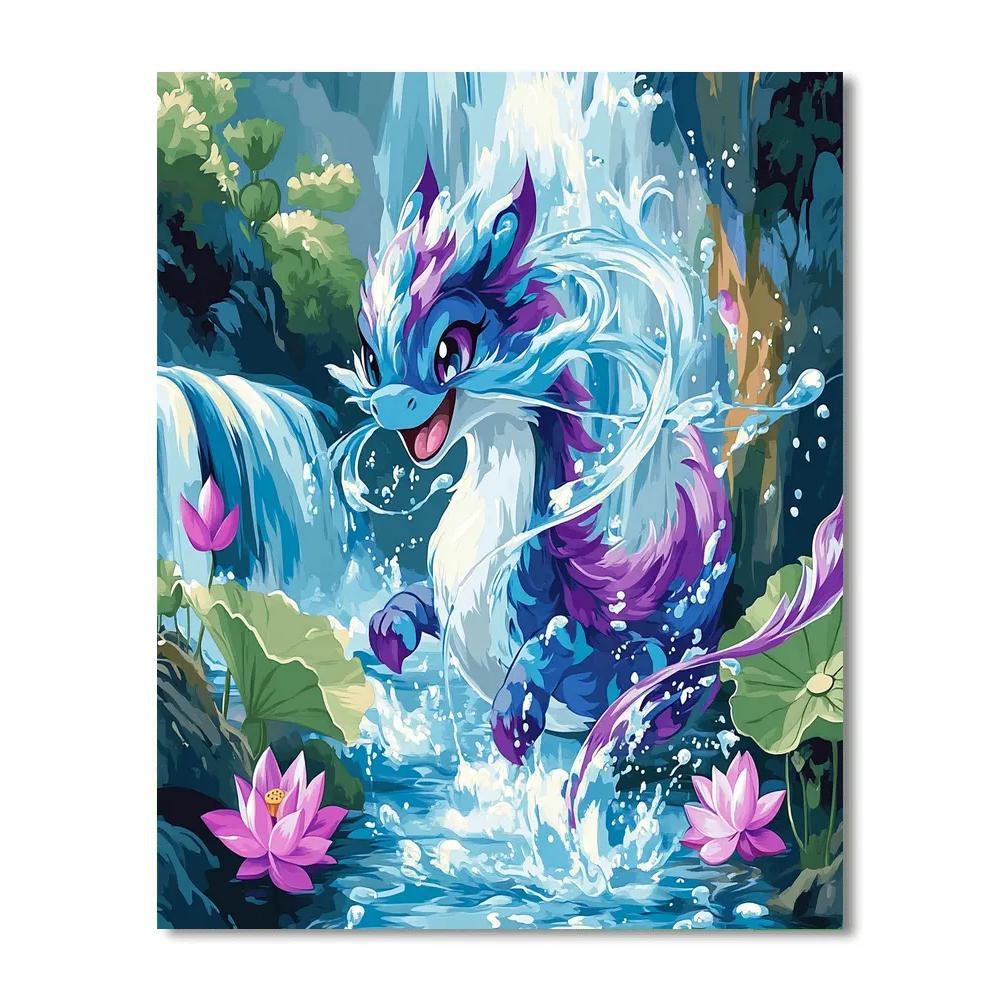 Sisu Playful River Leap Disney Paint by numbers art