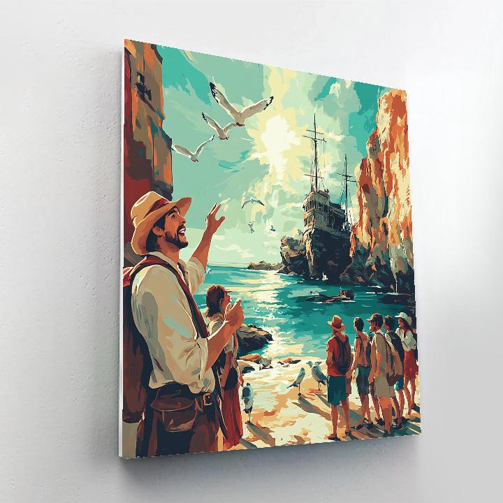 Alberto Harbor Story Disney paint by numbers