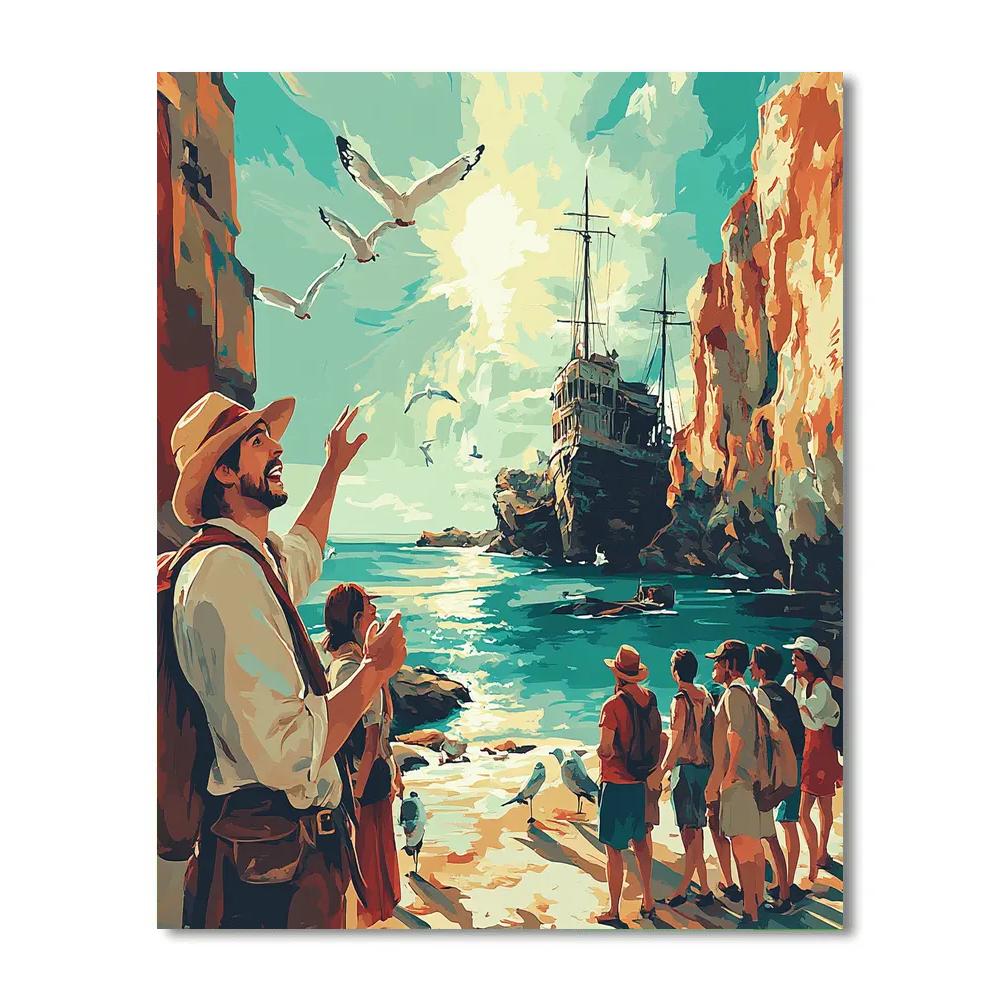 Alberto Harbor Story Disney paint by numbers