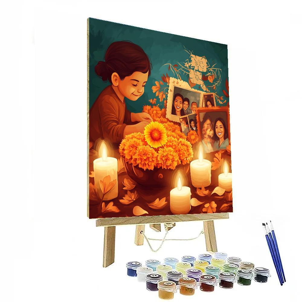 Coco Family Ofrenda Moment Disney Numbered painting kits