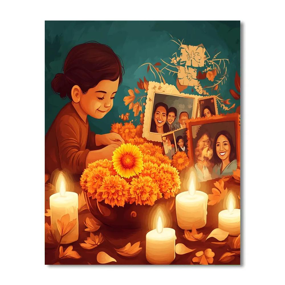 Coco Family Ofrenda Moment Disney Numbered painting kits