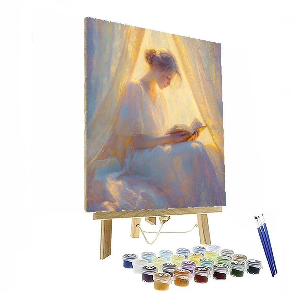 Mary Cassatt Inspired Reading By The Window Paint by numbers kits