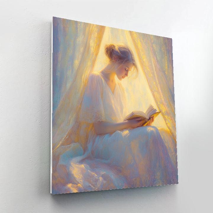 Mary Cassatt Inspired Reading By The Window Paint by numbers kits
