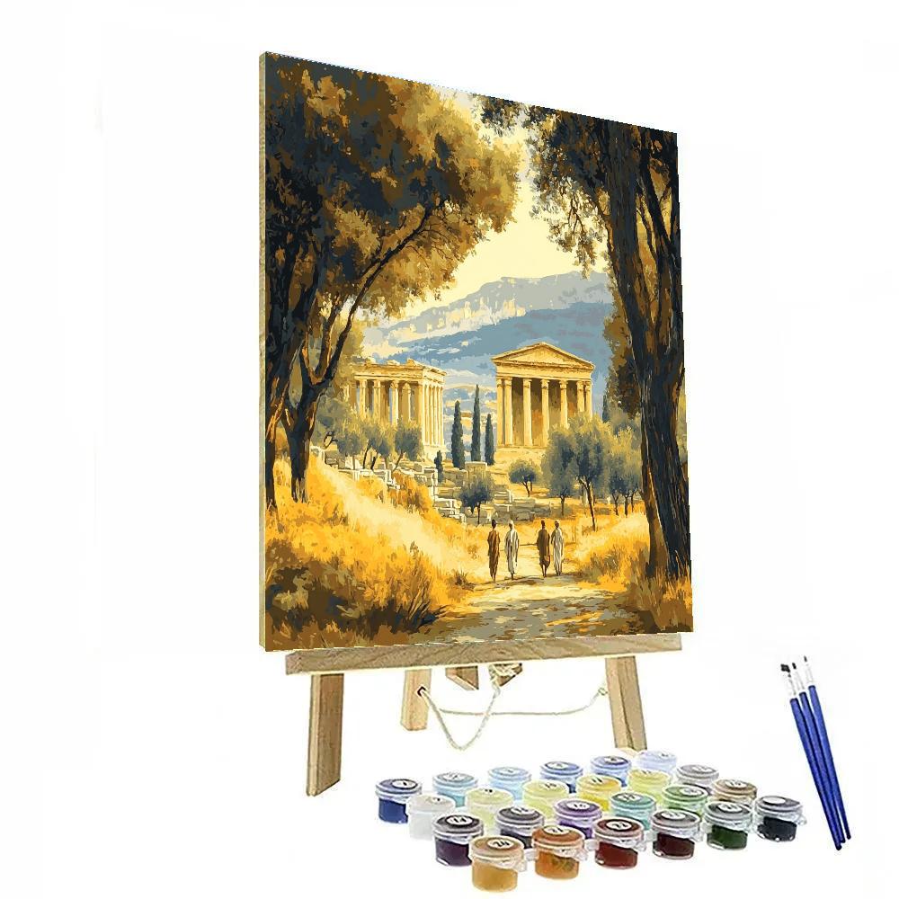 Nicolas Poussin Inspired Triumph Of The Seasons DIY paint by numbers