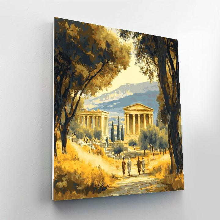 Nicolas Poussin Inspired Triumph Of The Seasons DIY paint by numbers