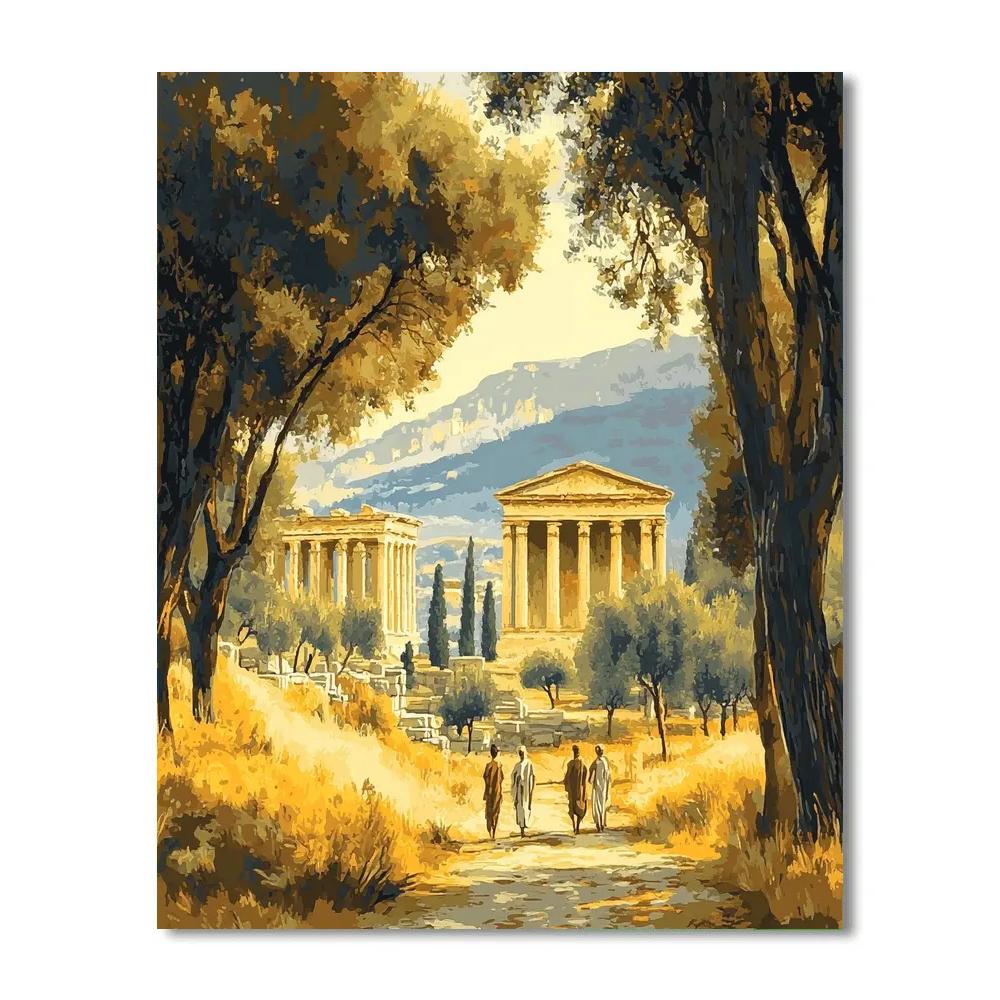 Nicolas Poussin Inspired Triumph Of The Seasons DIY paint by numbers