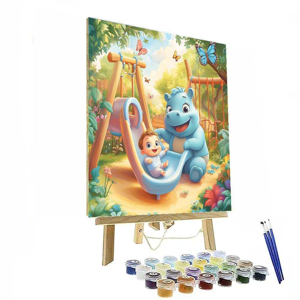Kanga Playground Share Disney paint by color