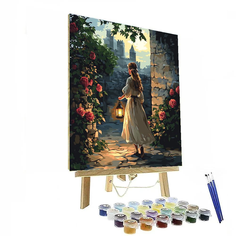 Eilonwy Castle Stroll Disney DIY paint by numbers