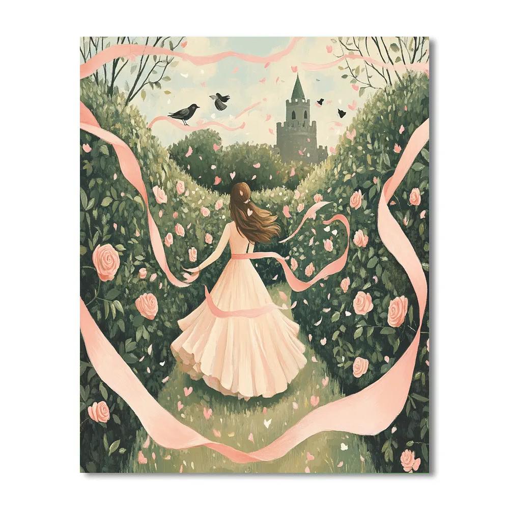 Maid Marian Garden Dance Disney Painting by numbers kit