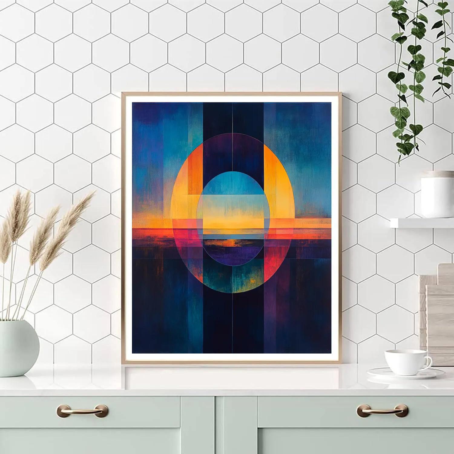 Wassily Kandinsky Inspired Orbital Symphony paint by color