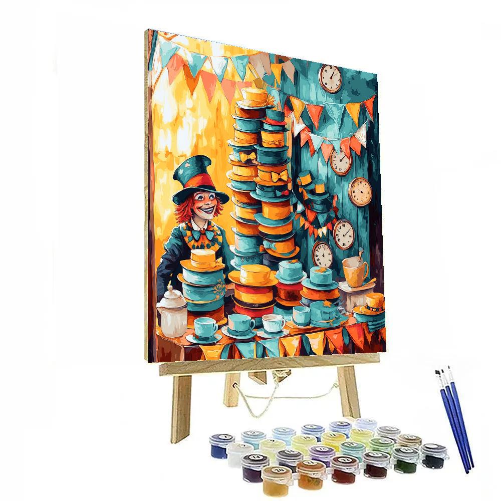 Mad Hatter Sunny Hat Shop Disney Numbered painting kits
