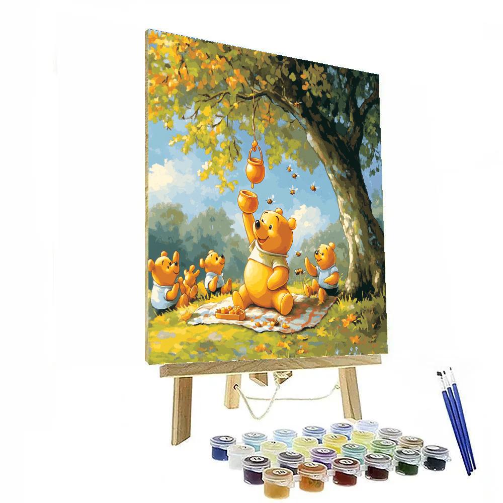 Winnie The Pooh Honey Tree Disney Painting by numbers kit