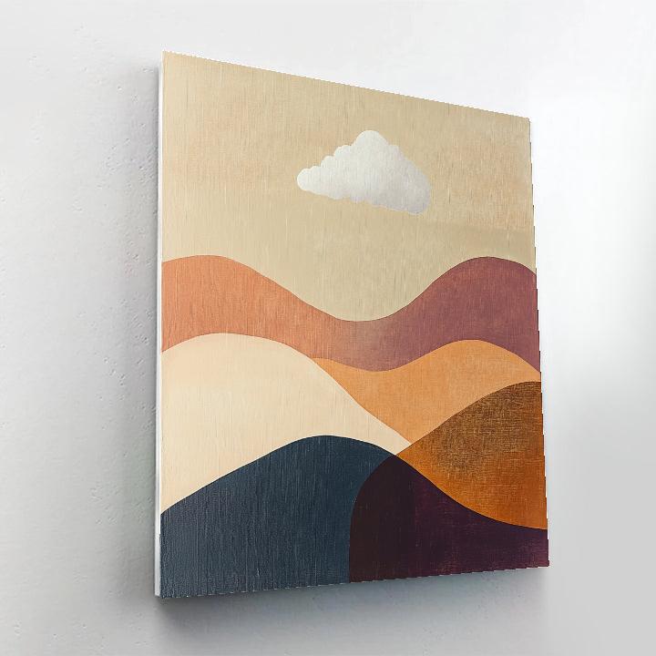 Georgia O Keeffe Inspired Desert Canyon Cloud Numbered painting kits