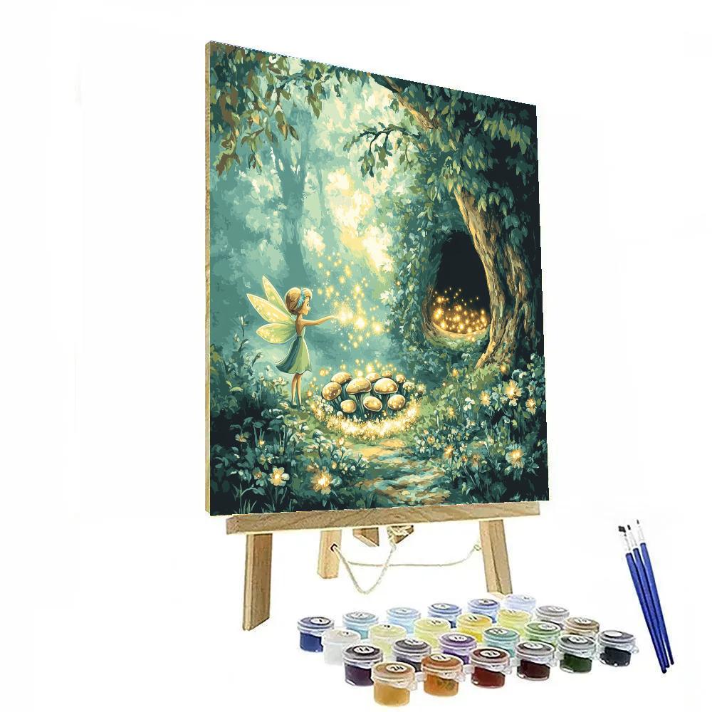 Tinker Bell Pixie Garden Disney DIY paint by numbers