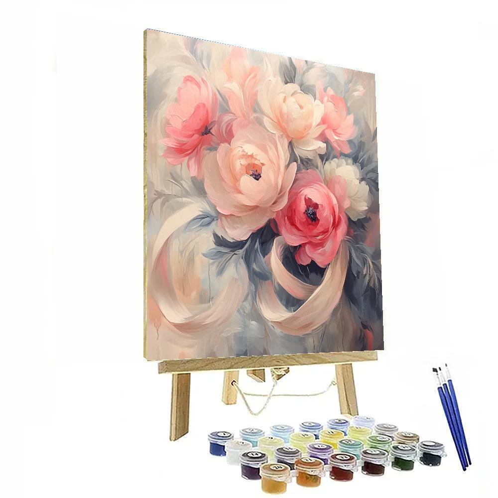 Jean Honore Fragonard Inspired Perfumed Roses Number painting