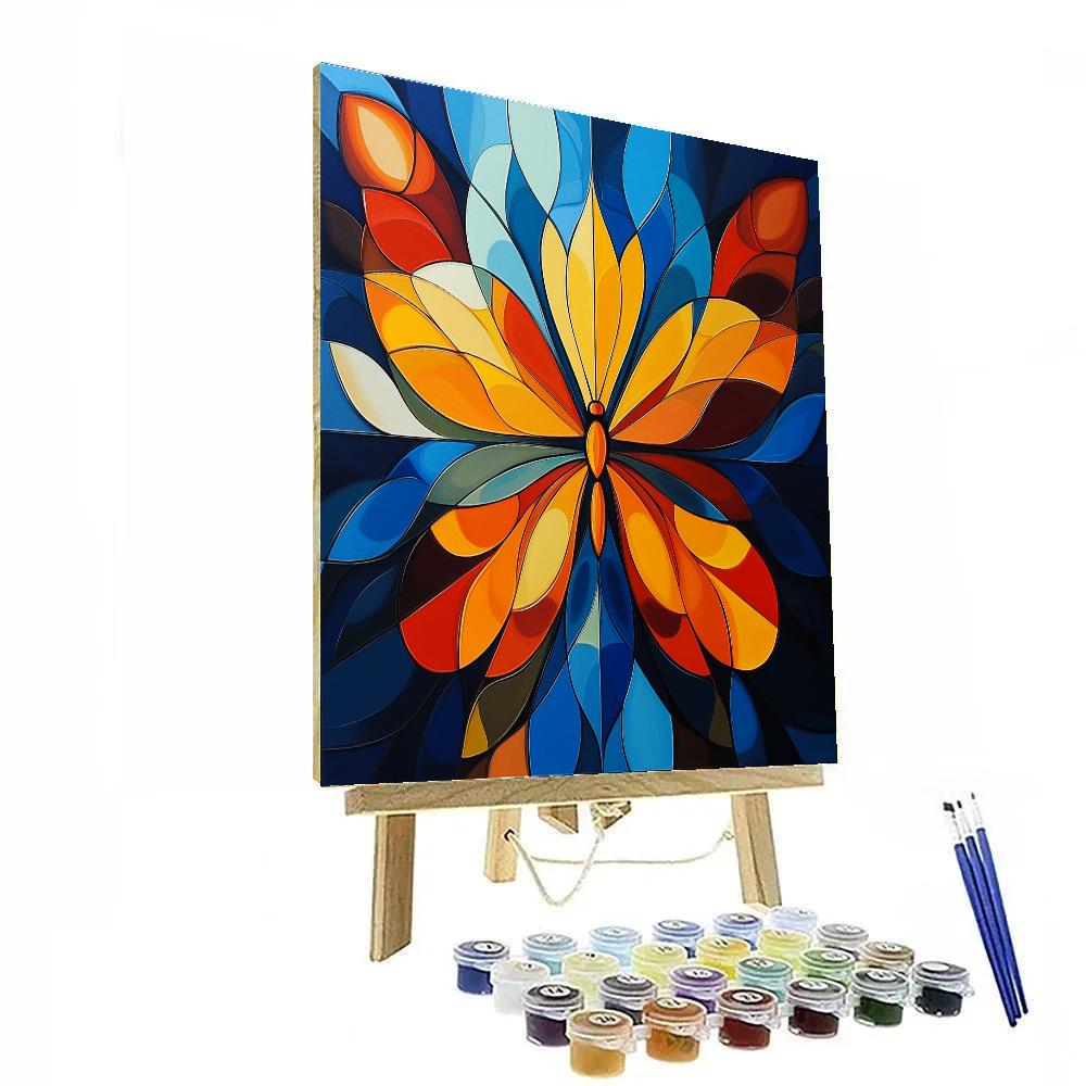 Damien Hirst Inspired Butterfly Constellations paint by numbers