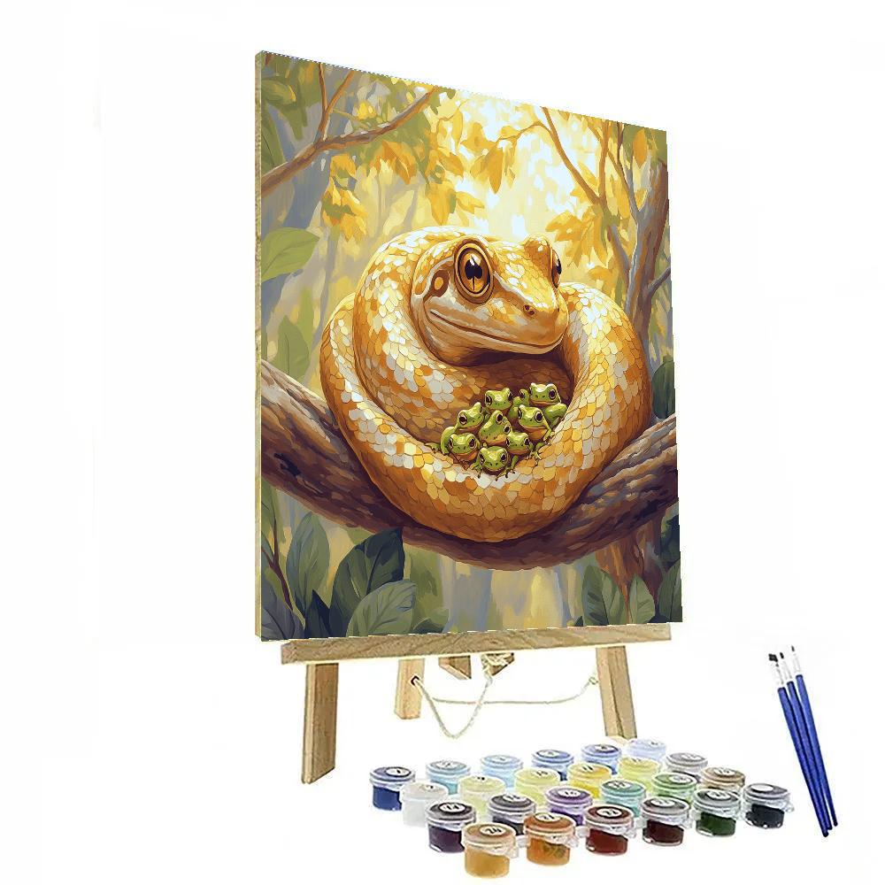 Kaa Gentle Gaze Jungle Disney Paint by numbers kits