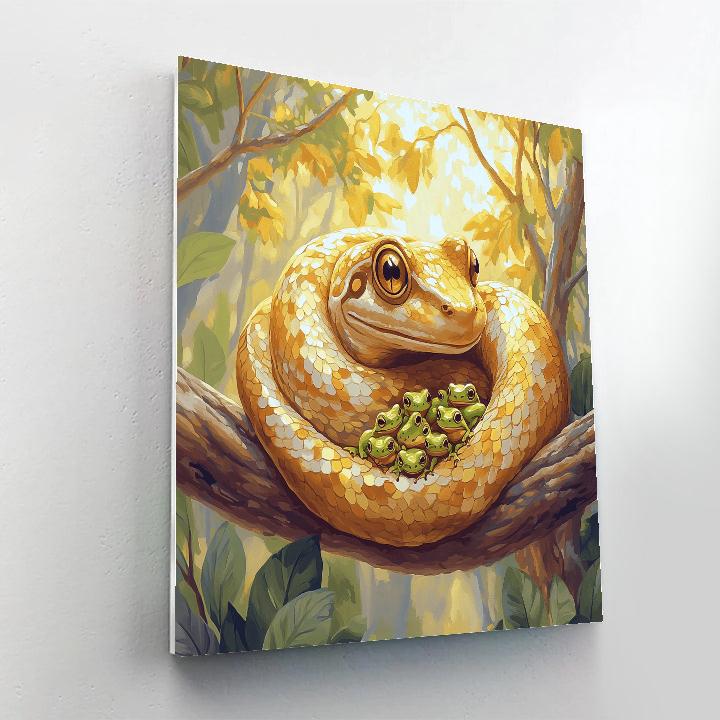 Kaa Gentle Gaze Jungle Disney Paint by numbers kits