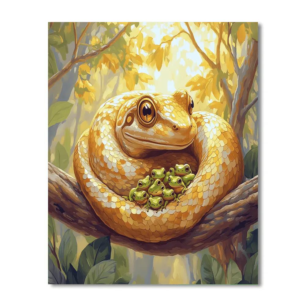 Kaa Gentle Gaze Jungle Disney Paint by numbers kits