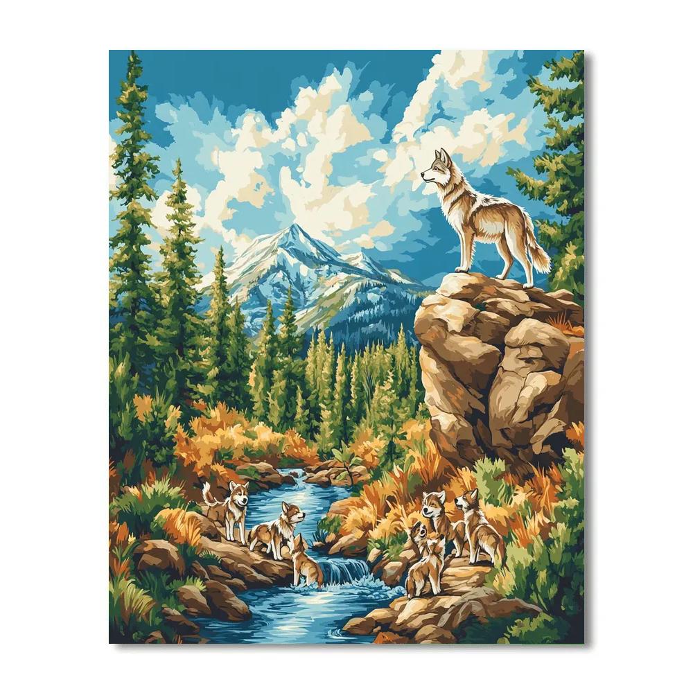 Akela Pack Leader Pride Disney paint by numbers