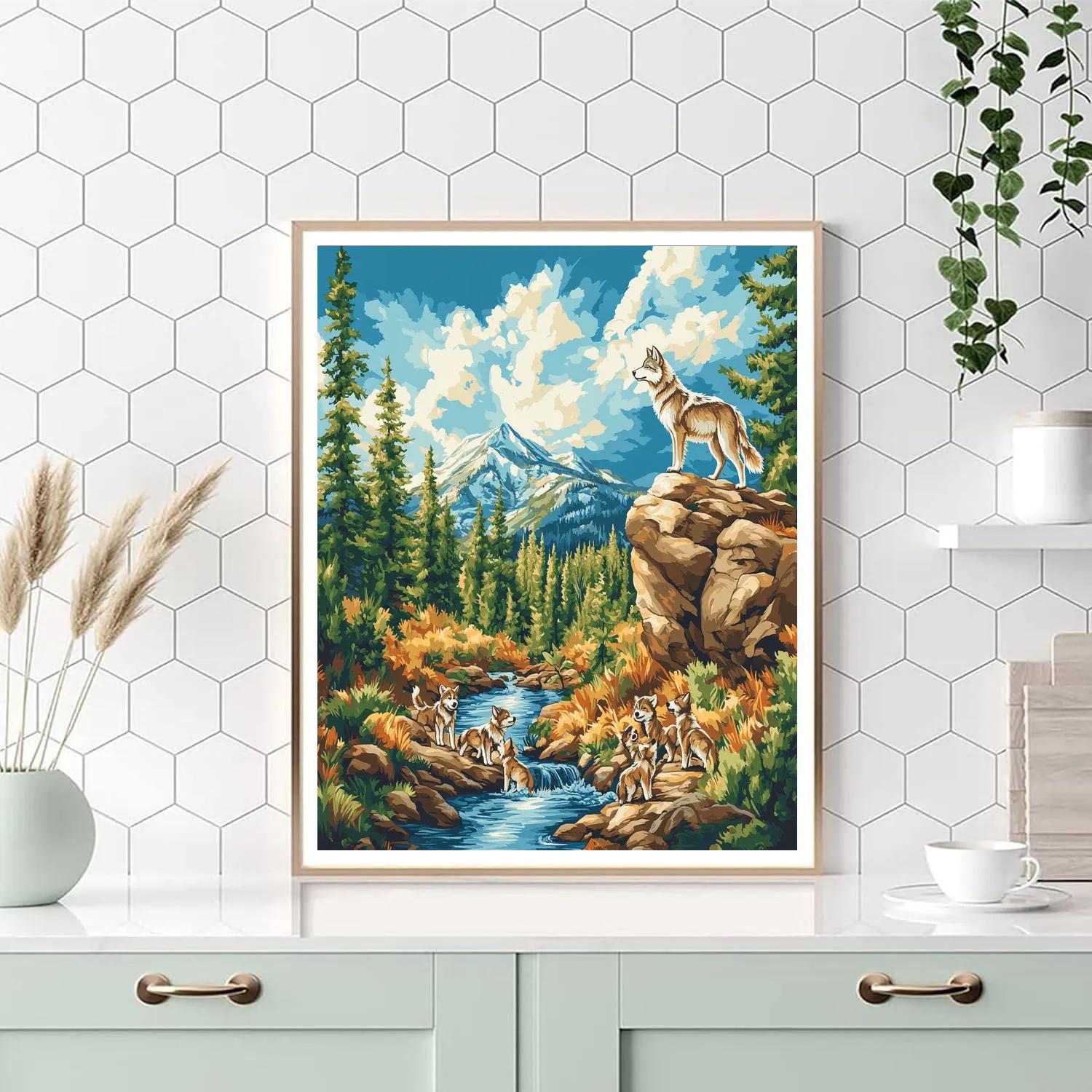 Akela Pack Leader Pride Disney paint by numbers