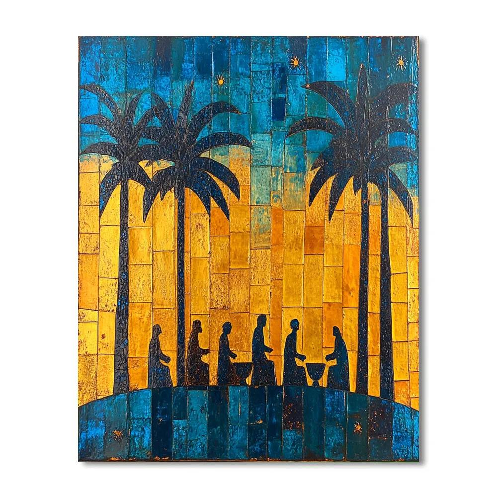 Paul Gauguin Inspired Island Sunset Market DIY paint by numbers