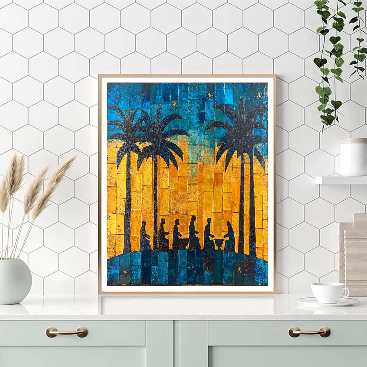 Paul Gauguin Inspired Island Sunset Market DIY paint by numbers