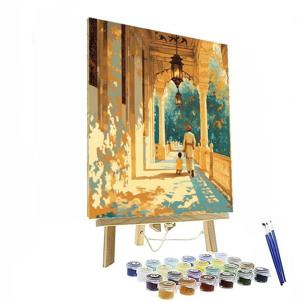 Rajah Protective Stroll Disney paint by numbers