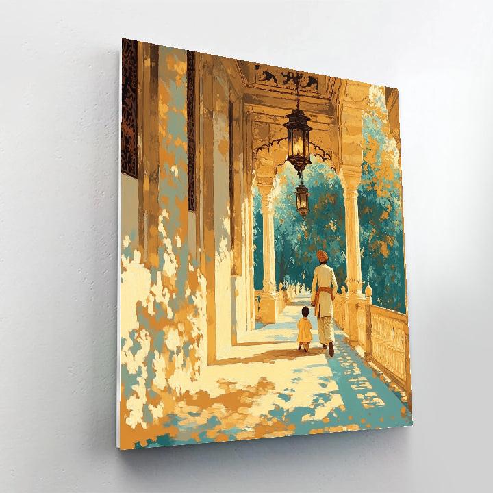 Rajah Protective Stroll Disney paint by numbers