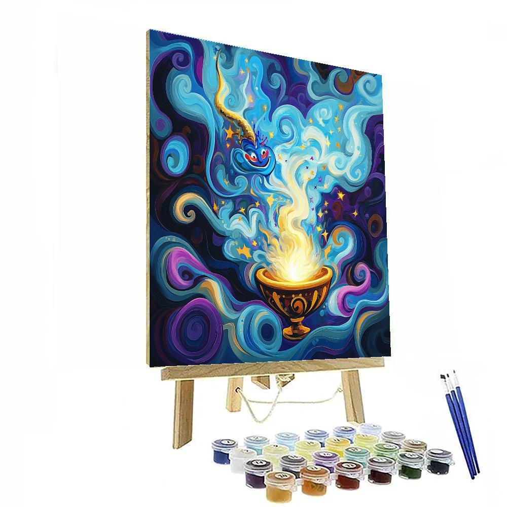 Genie Wish Spark Disney Paint by numbers kits
