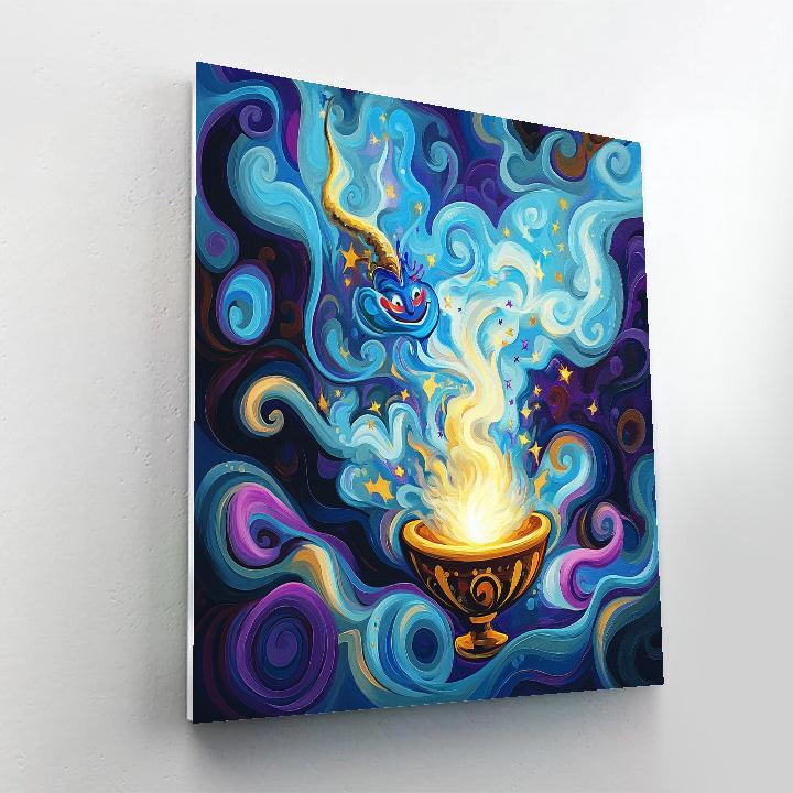 Genie Wish Spark Disney Paint by numbers kits