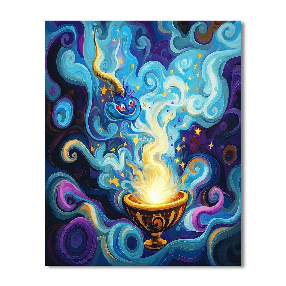 Genie Wish Spark Disney Paint by numbers kits