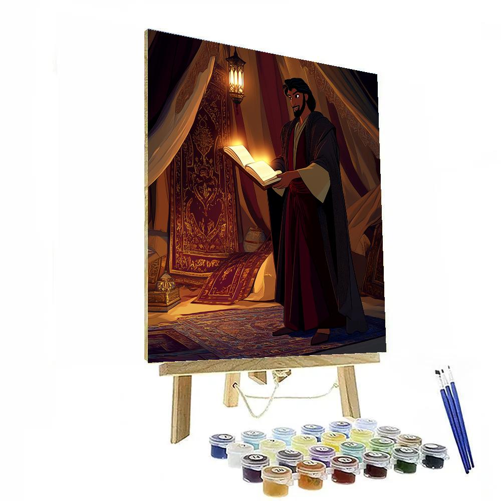Jafar Treasure Tent Disney paint by numbers