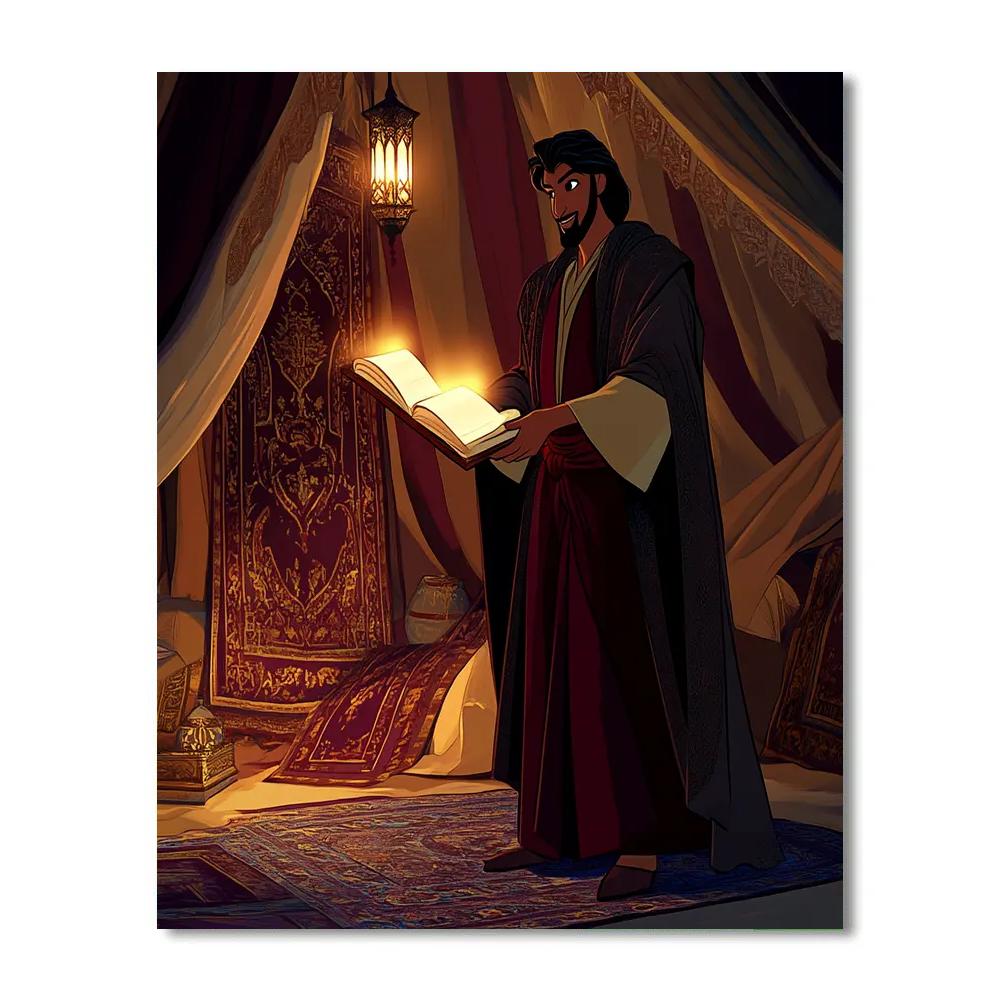 Jafar Treasure Tent Disney paint by numbers