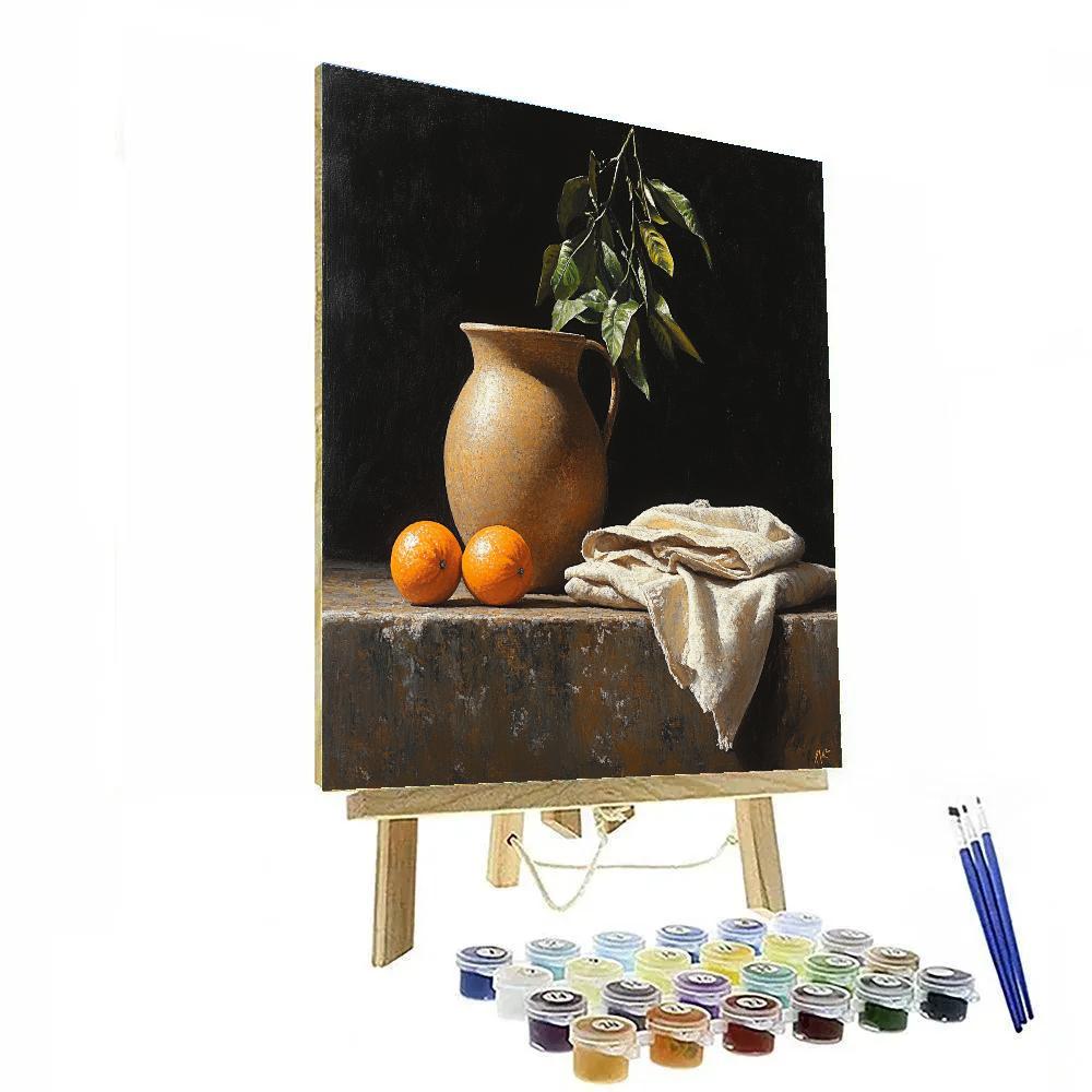 Francisco De Zurbaran Inspired Monks Still Life painting number kit