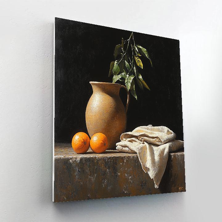 Francisco De Zurbaran Inspired Monks Still Life painting number kit