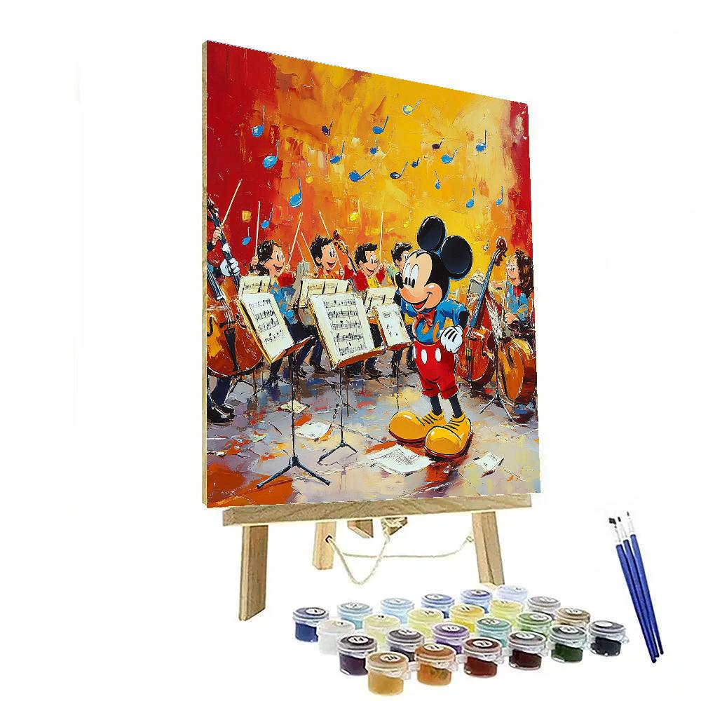 Mickey Mouse Band Rehearsal Disney DIY paint by numbers