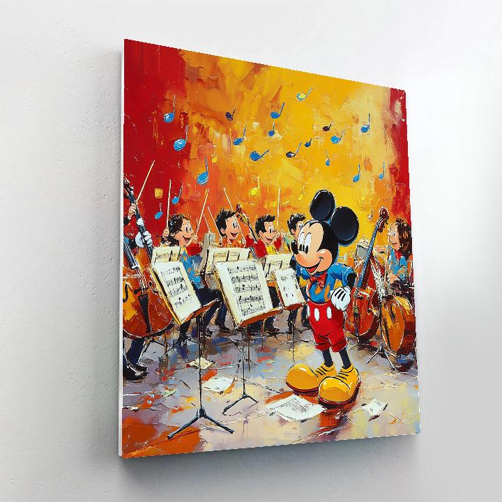 Mickey Mouse Band Rehearsal Disney DIY paint by numbers