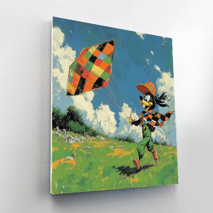 Goofy Kite Flap Disney painting number kit