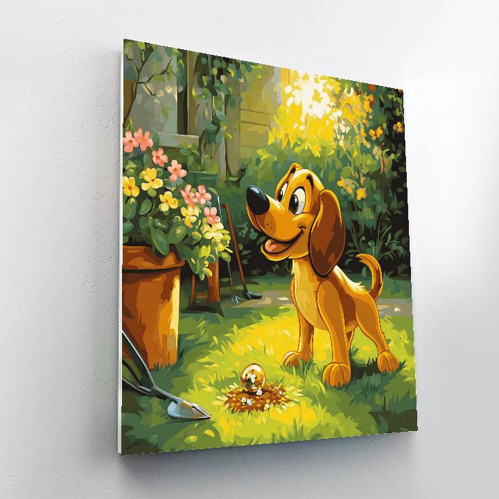 Pluto Garden Find Disney paint by color
