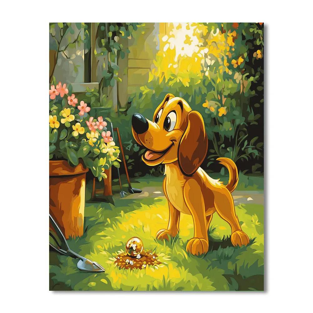 Pluto Garden Find Disney paint by color